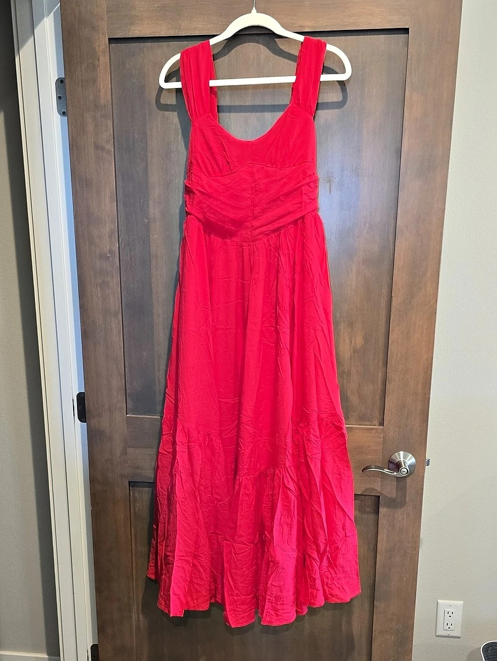 Free People Lollipop Dress Red Maxi Dress Size Small NWT